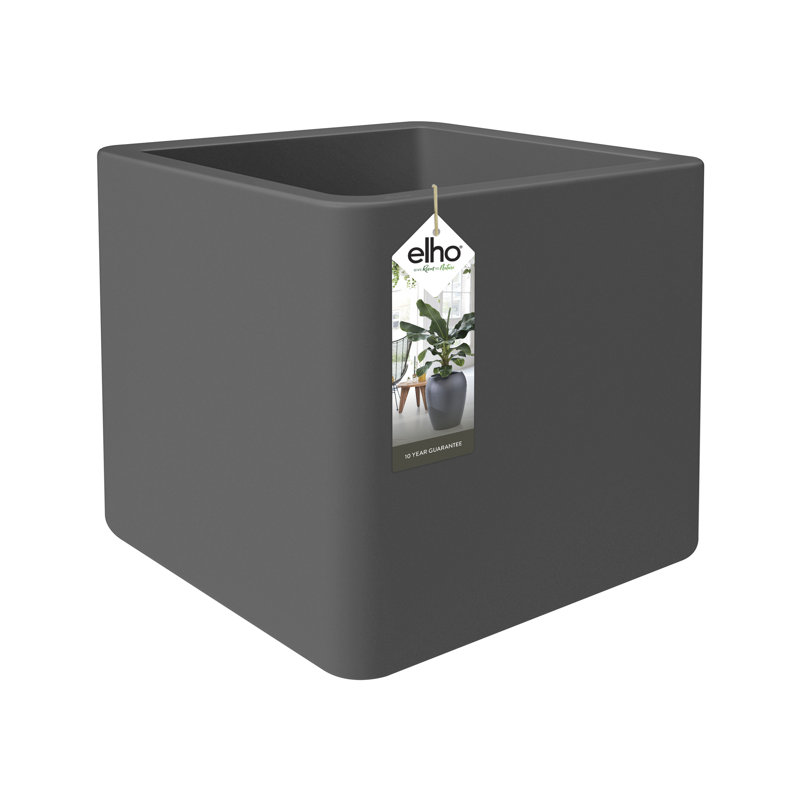 Pot Planter, Anthracite, 49cm H x 49cm W x 49cm D