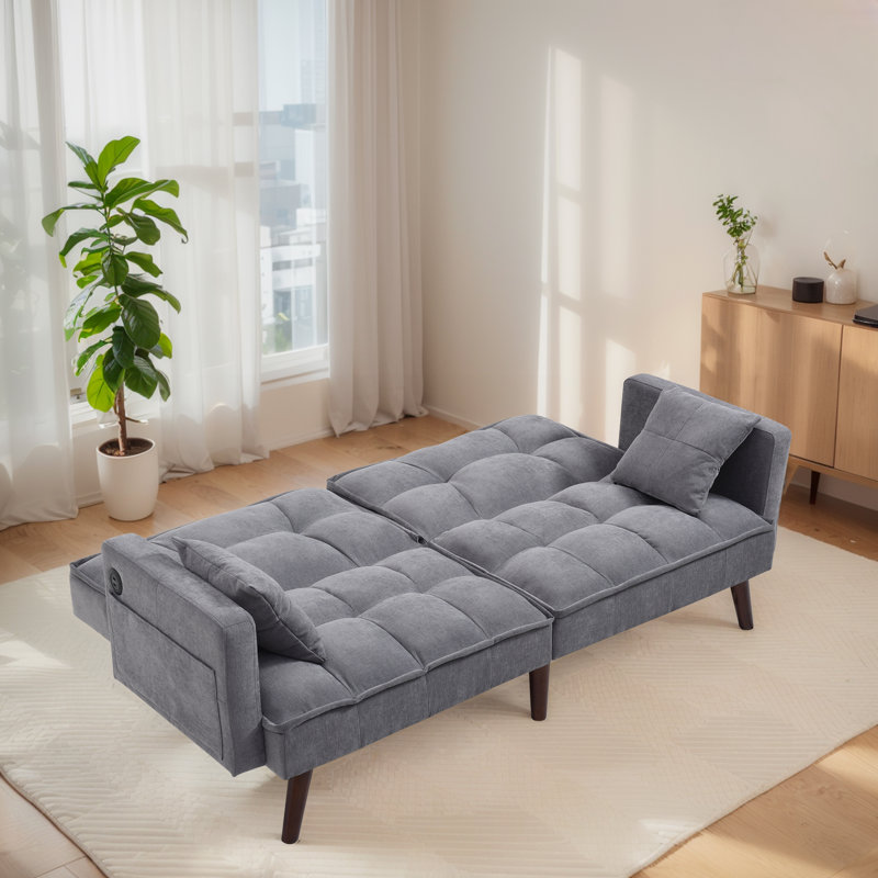 Causeuse Leonetto, Gris foncé