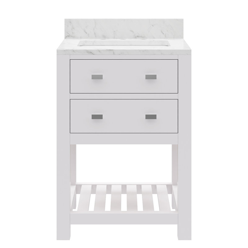 Madalyn 24'' W Single Vanity, Pure White