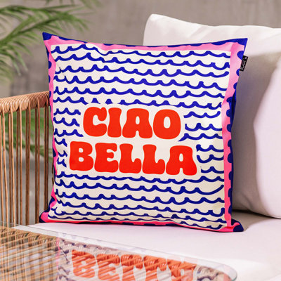 Cushion 43x43cm Ciao Bella Print