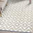 Rectangle Iklim Geometric Light Gray/Beige Indoor & Outdoor Area Rug-1009770514