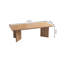 Bureau rectangulaire simple en bois de pin massif-801853745