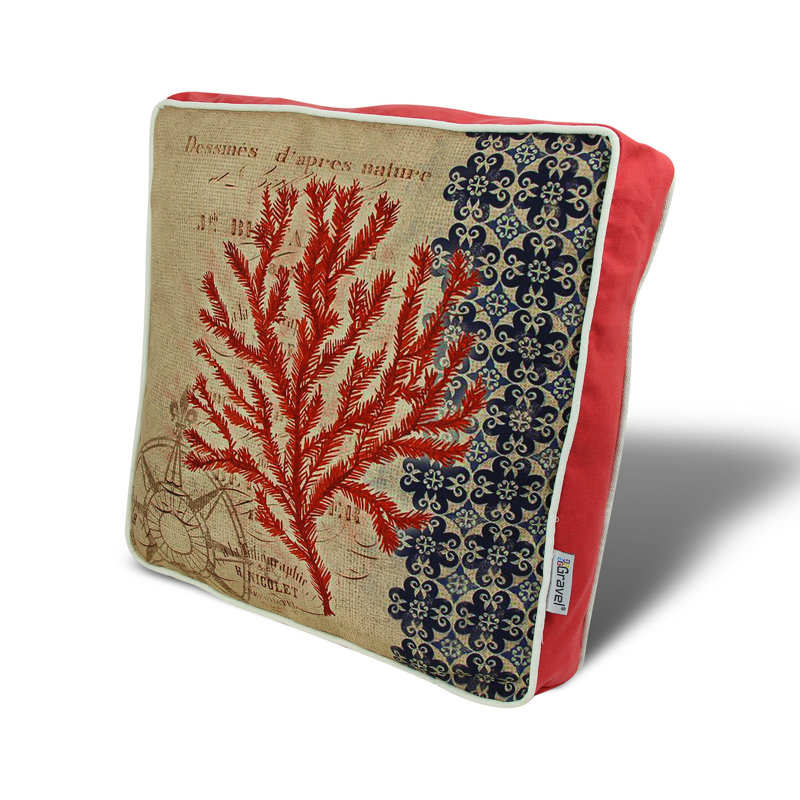 Housse et insert de coussin carré en polyester / coton
