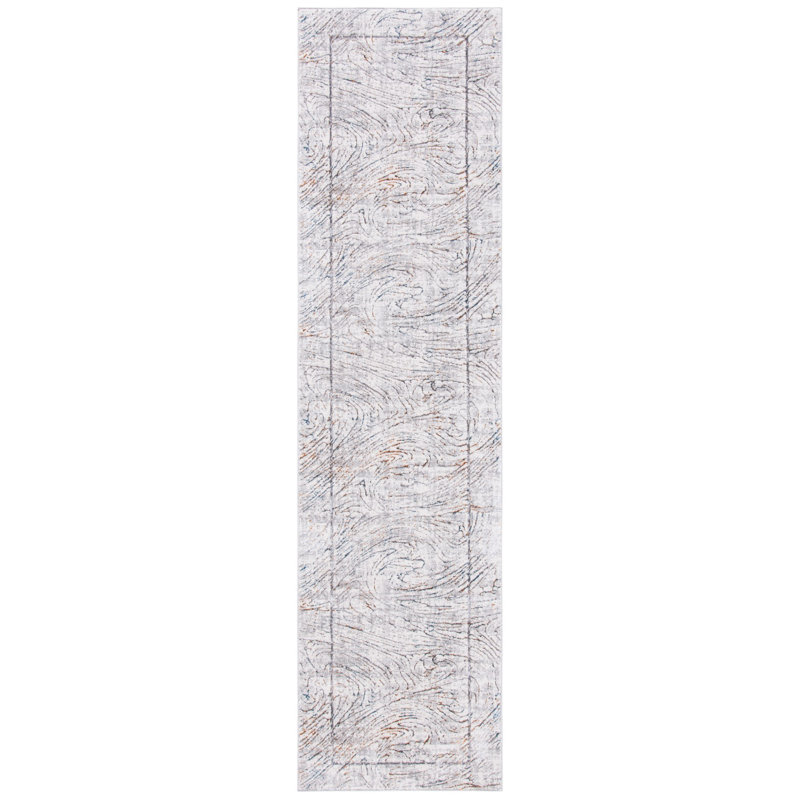 Framingham Performance Abstract Rug, Runner 2'2" x 9'