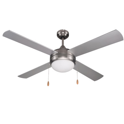 Ventilateur de plafond moderne de 52 pouces avec lumières et chaîne double CCPL Series