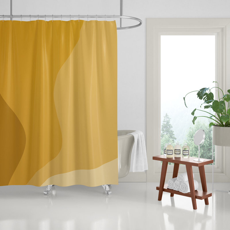 Shower Curtain, Yellow