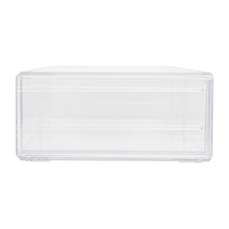 Thomas Martha Stewart Plastic Stackable Office Desktop Organizer Box with Drawer