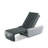 Leather Heated Massage Chair Ottoman Included-1520357569