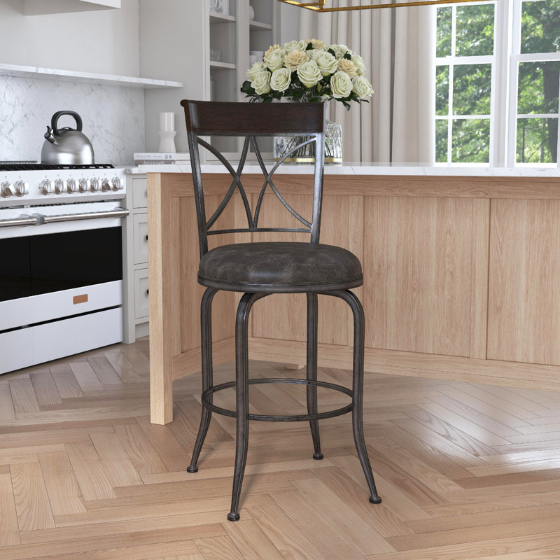 Tabouret de bar et de comptoir Dillard, Tabouret de comptoir (siège d'une hauteur de 26 p