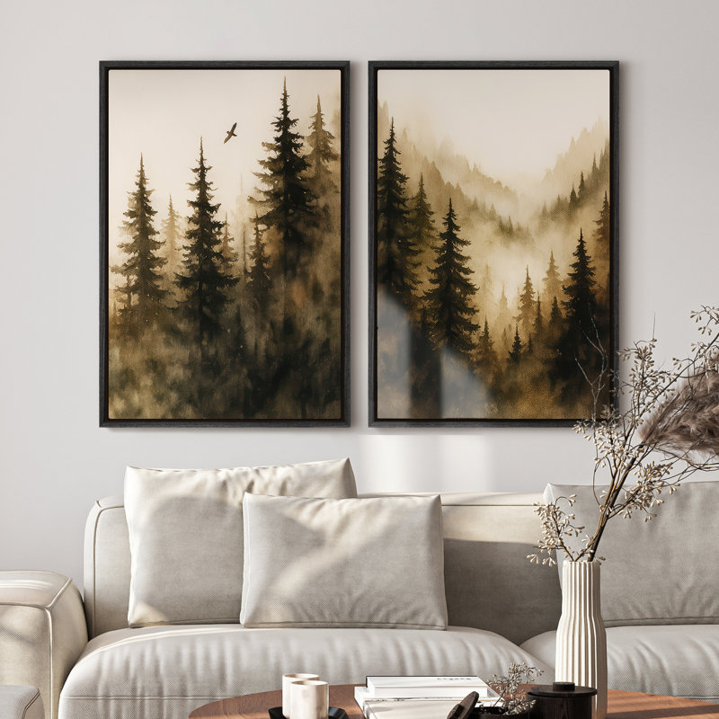 Art mural encadré sur toile, rétro muraux abstraits pour chambre à coucher, H 24 po x l 16 po, Noir