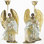 2 Piece Christmas African American Kneeling Angel Set, 18 Inches