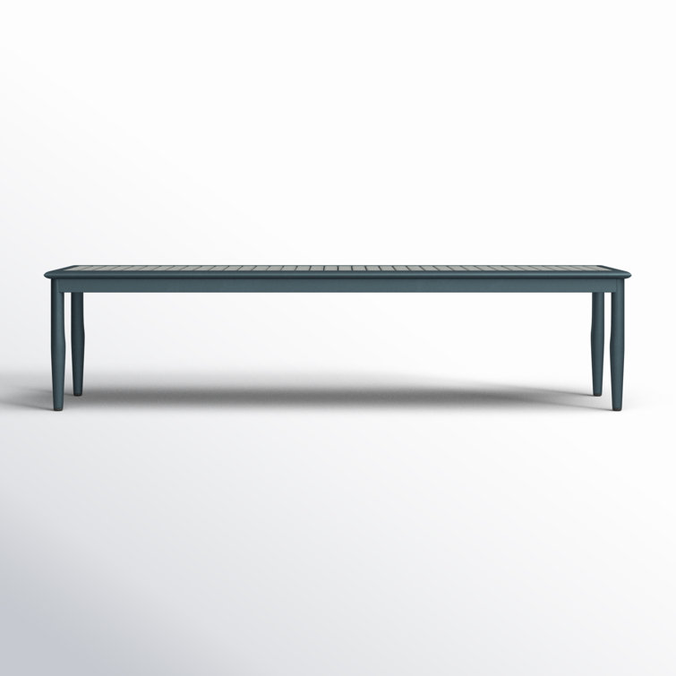 Limetta 72" Composite/Aluminum Backless Dining Bench