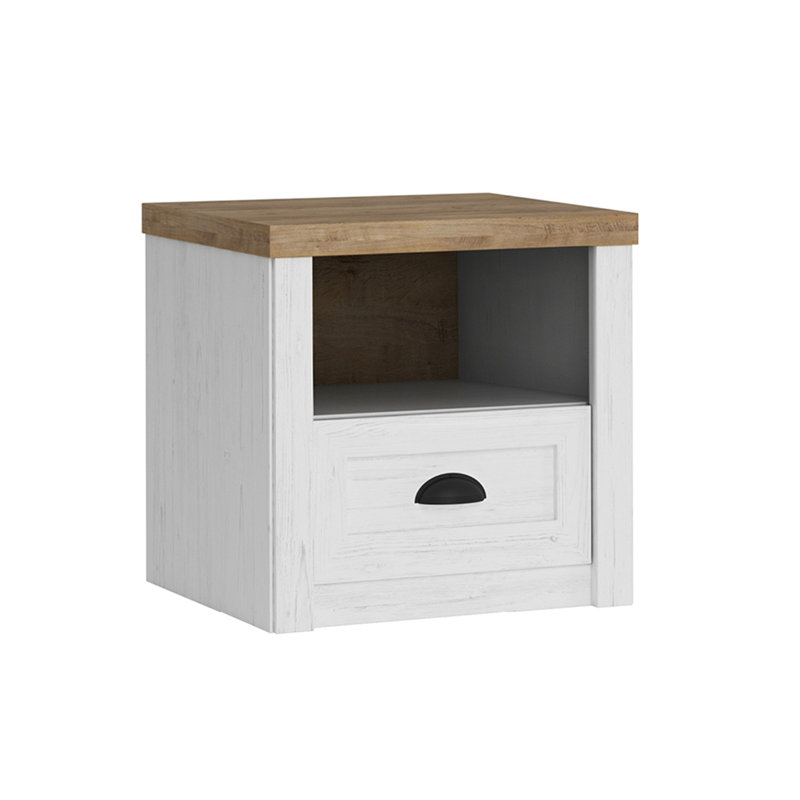 Alsup 51cm W Manufactured Wood Bedside Table