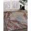 Tapis brun à motif oriental-594463044