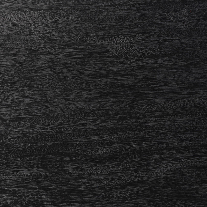 Sullivan Media Console-Saddle Tan, Black Acacia Veneer