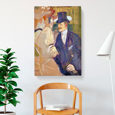 The Englishman by Henri De Toulouse-Lautrec - Wrapped Canvas