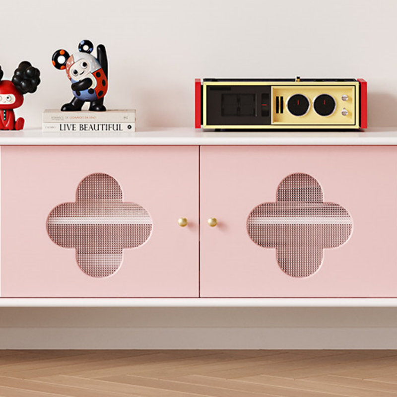 Meuble télé moderne et minimaliste, H 22,44 po x L 78,74 po x l 15,75 po