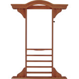 Deluxe 8 Cue Deluxe Wall Rack