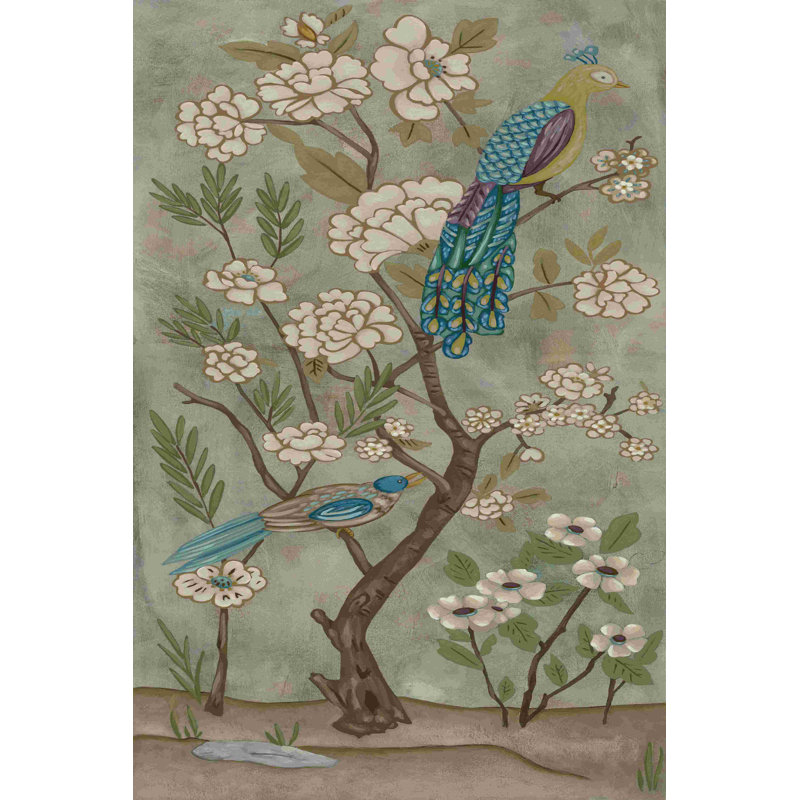 Gardenia Chinoserie II, H 30 po x l 20 po
