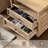 Farmhouse Nightstand, 24" Wide End Table With 2 Drawers, Dresser For Bedroom, Bed Side Table Chest Of Drawers Cabinet,Wood Night Stand For Living Room, Closet-480026828-480113390
