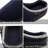 Memory Foam Men’s Slippers-Navy-L-816645585-816645586