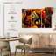 Portrait abstrait sur toile, ensemble de 3 pièces-331717814