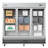 81 in. Three-Door Commercial Reach-In Refrigerator - 72 Cu Ft. RIR-3D-GD