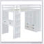 Lit mezzanine avec grand bureau Kathe