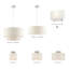 Lustre tambour 3 lumières Cruce-407792508