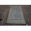 Hand Knotted Pile 1920s Ivory Beige Cream White Cotton Allover Geometric Rectangle Antique Rug