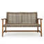 Causeuse Hampton Wood + Wicker
