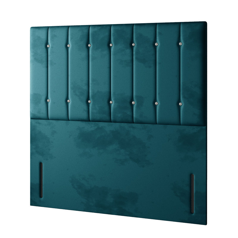 Rothbury Upholstered Headboard, Double (4'6), Mallard Green