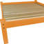  Structure de lit en bois massif jaune Brookfield - Grand, jaune