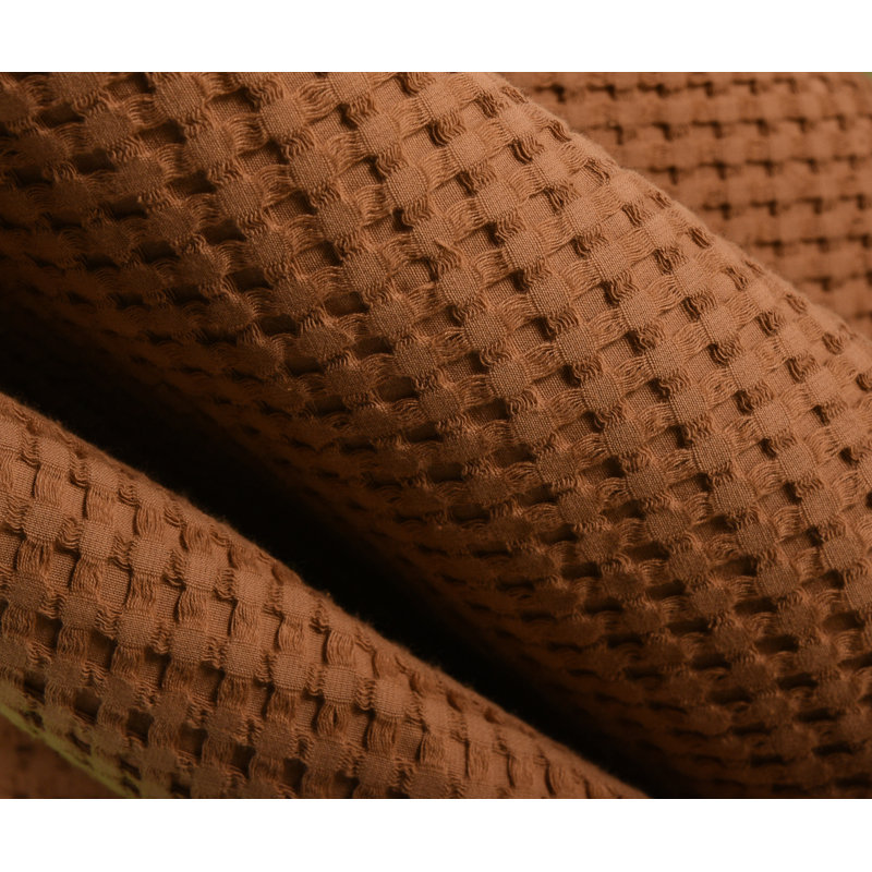 100% Cotton Throw, Dark Gold