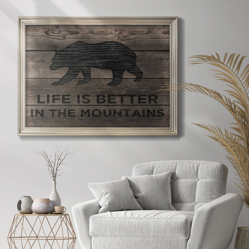 Better In The Mountains Better In The Mountains - Reproduction de photo sur toile, L 25 po x H 21 po