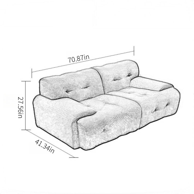 Light Luxury Retro Green Sofa