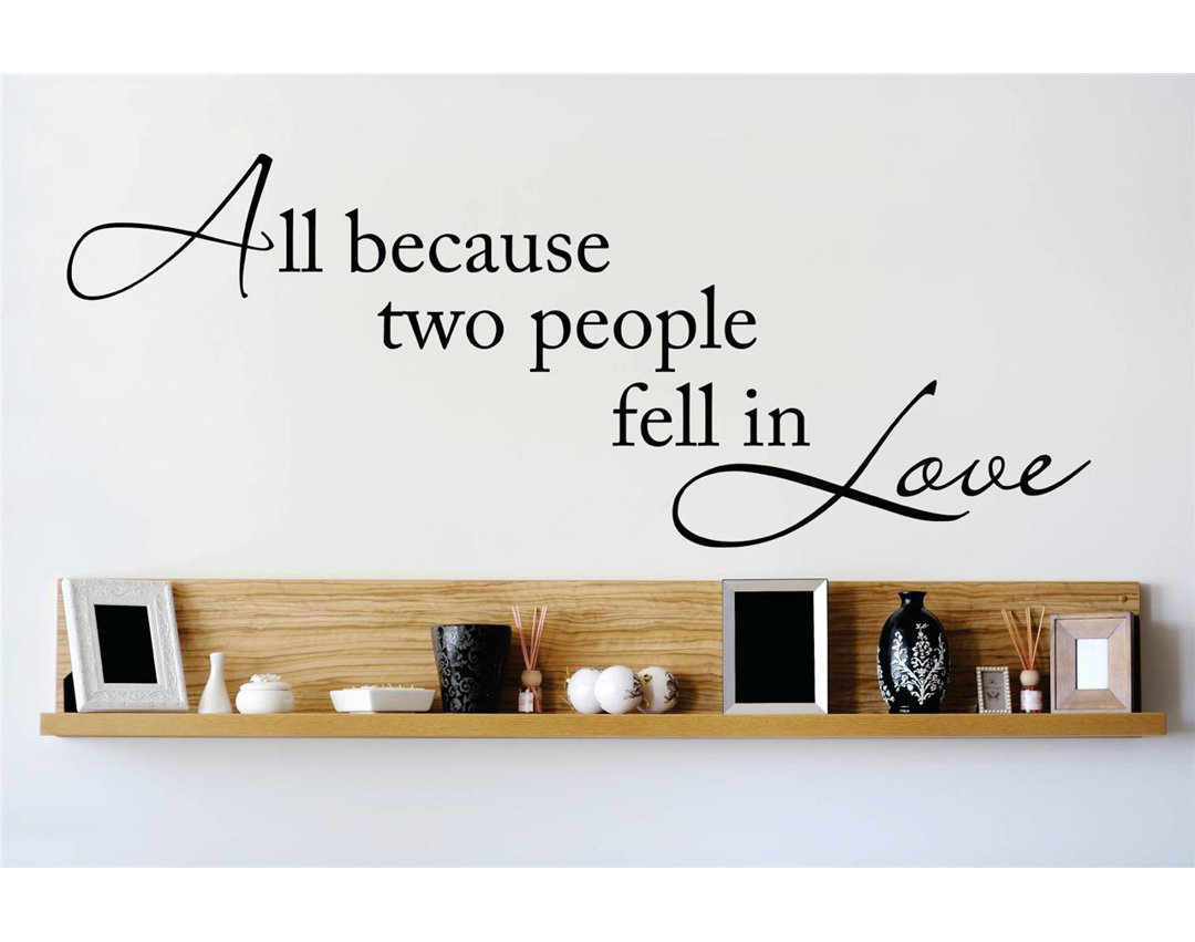 Text & Numbers Wall Decal Design With Vinyl 