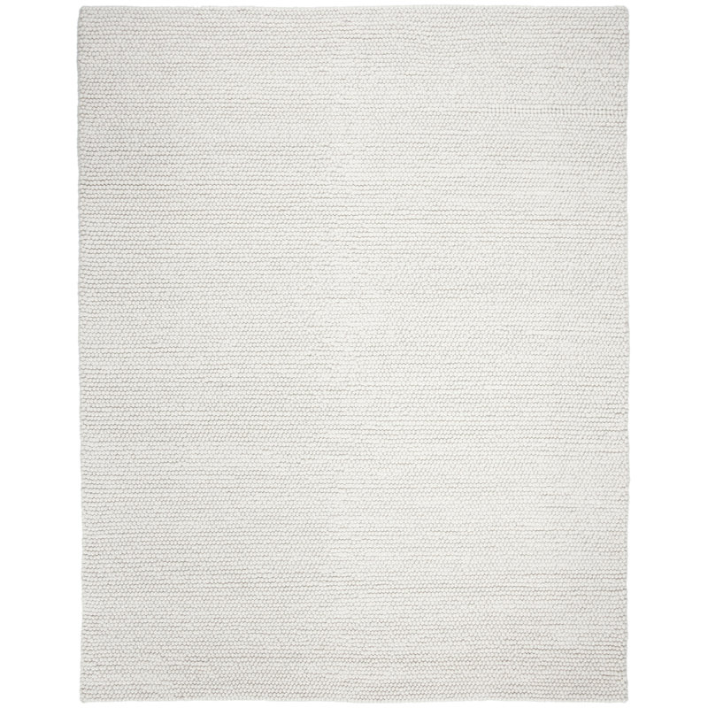 Carisbrooke Lauren Ralph Lauren Hand Woven Wool/Cotton Solid Color Rug in Cream, Rectangle 9' x 12'