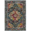 Tapis bleu sarcelle / fuchsia Christa-714007753