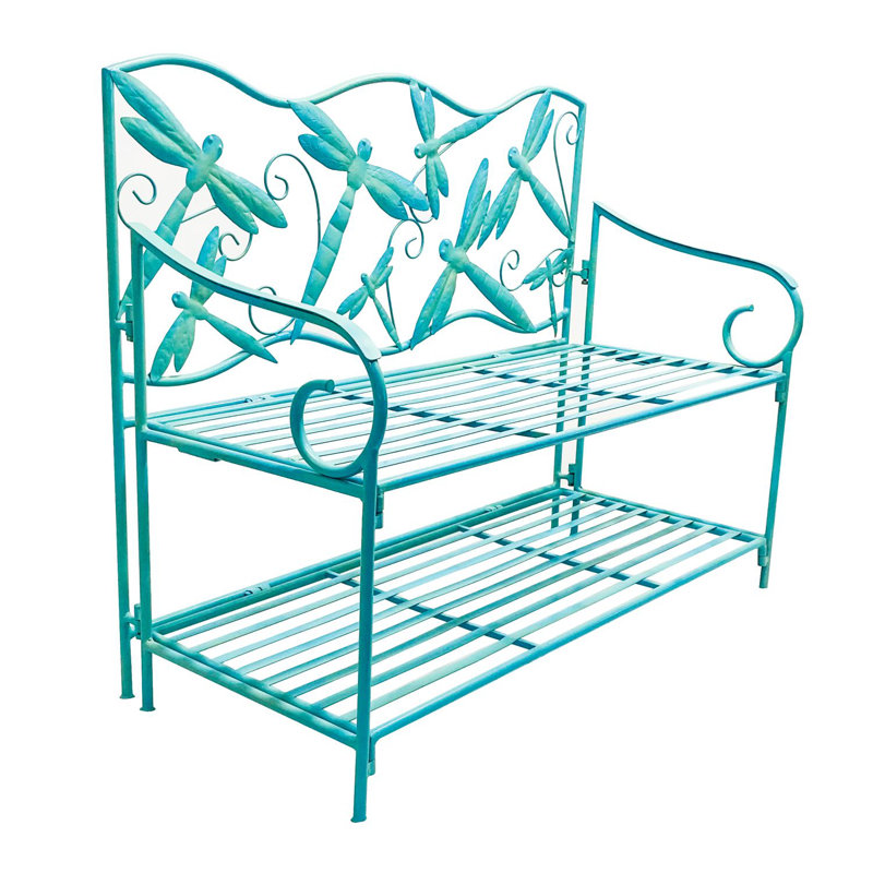 Mini Nature Metal Outdoor Bench
