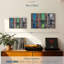 «Ski Gears», 3 pièces sur toile-98562675
