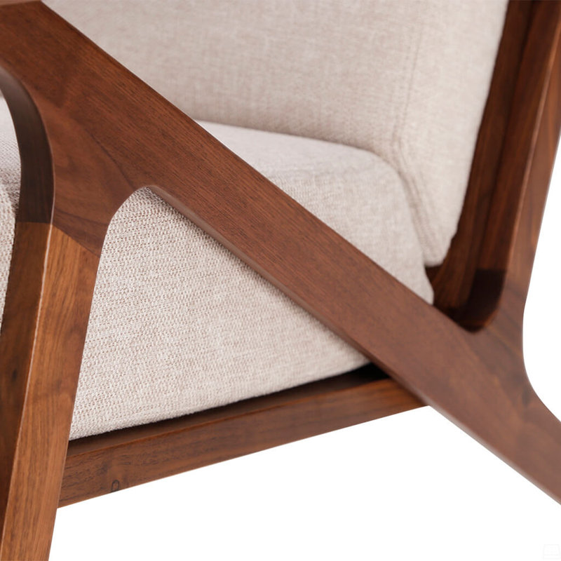 Chaise d'appoint en tissu