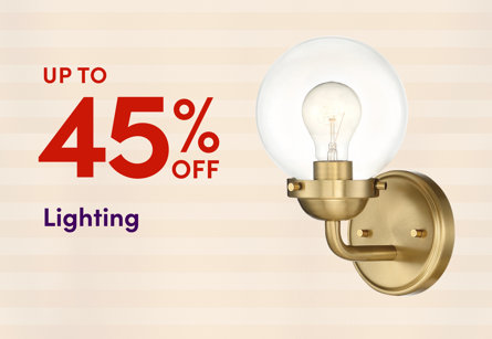 Up to 45% off Lighting