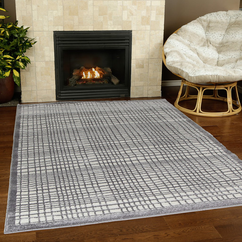 Brodsky Geometric Indoor Rug, Rectangle 5'3" x 7'7"