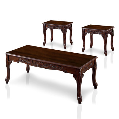 Fetullah 3 Piece Coffee Table Set by Lark Manor