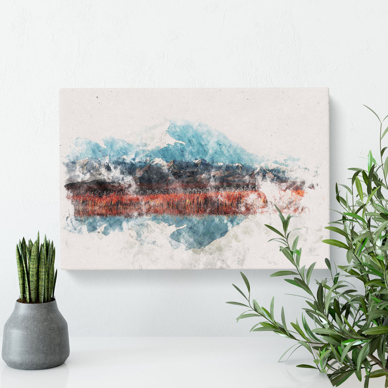Denali Mount Mckinley - Wrapped Canvas, 60cm H x 91cm W x 4cm D