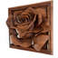 Handmade Glam Plants & Flowers Wall Decor on Solid Wood