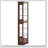 6 Shelf Corner Curio Display Cabinet with Lights, Mirrors and Adjustable Shelves-384044108