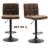 Kotowski Swivel Upholstered Adjustable Height Counter Stool