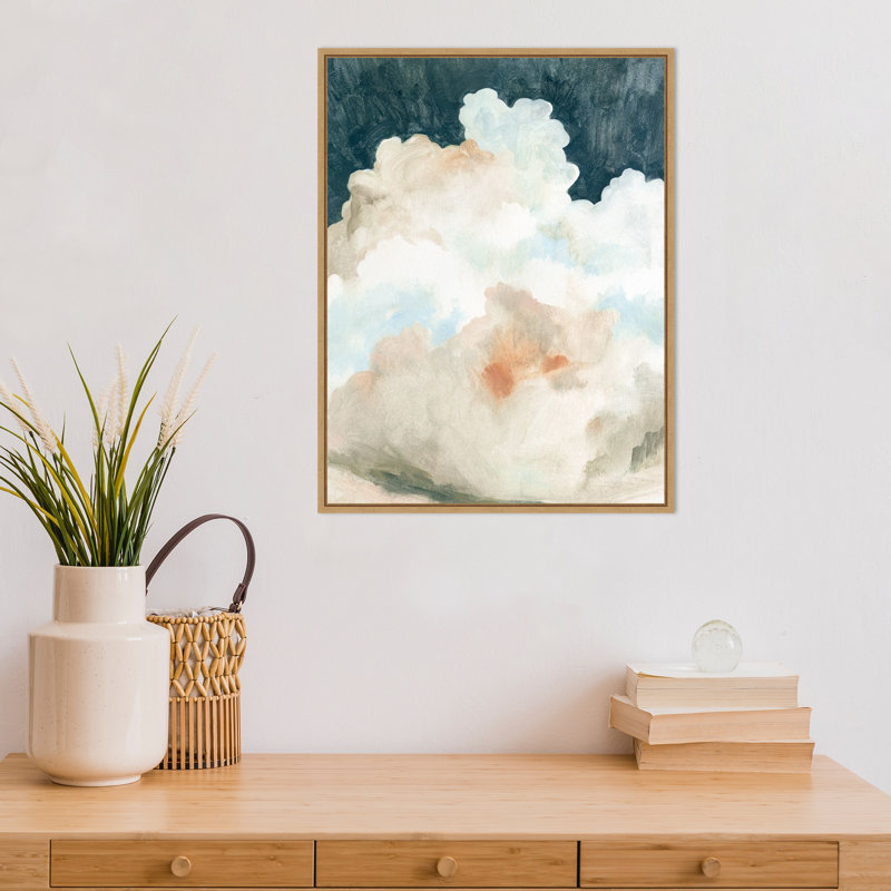 «Dark Cumulus Clouds II» par Emma Caroline - cadre flottant, reproduction d'art sur toile